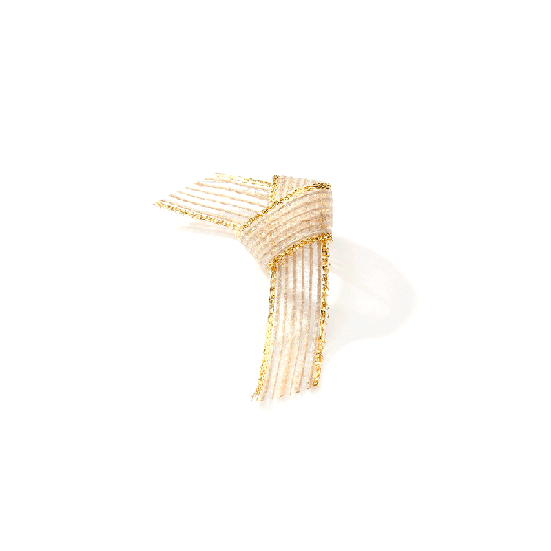 FITA JUTA COM BORDA METALIZADA JOIA - AA FITAS DECOR