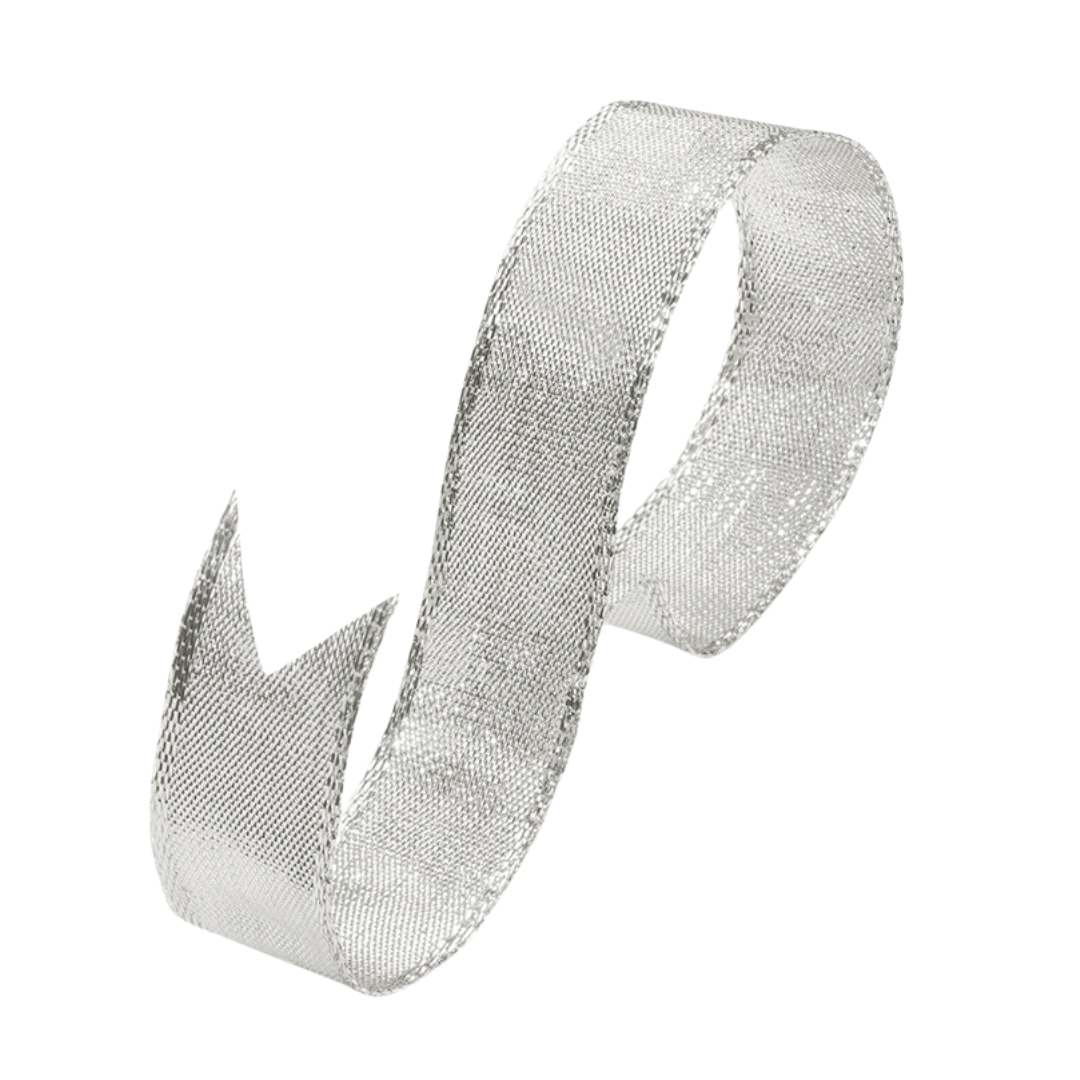 FITA ARAMADA MARGARIDA METALIZADA 21MM - AA FITAS DECOR
