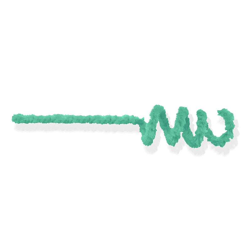 Chenille Colorido com 6MM/3M - Verde água | Chenille