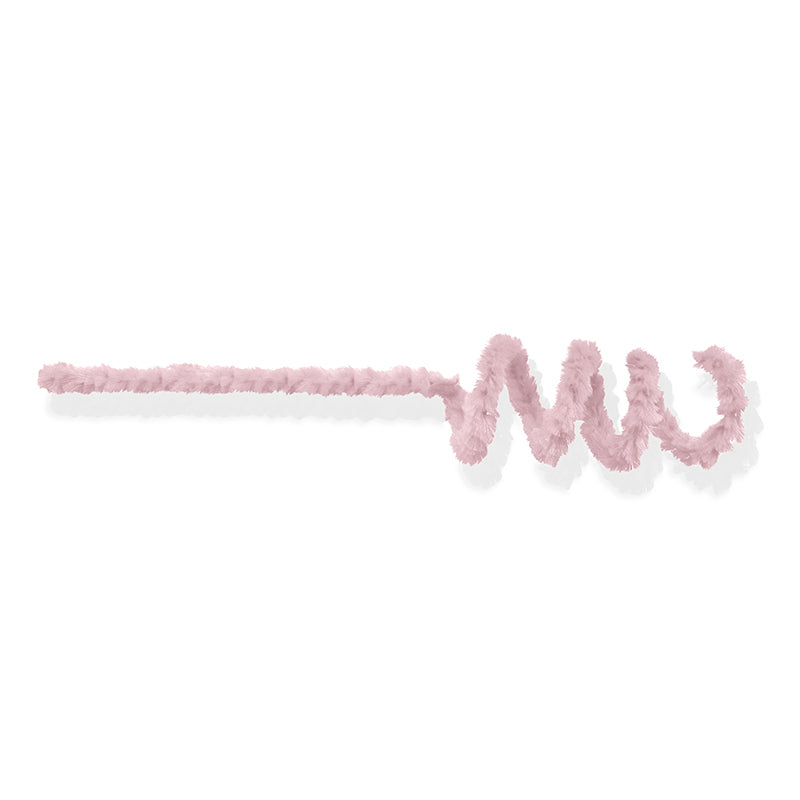 Chenille Colorido com 6MM/3M - Rosa claro | Chenille
