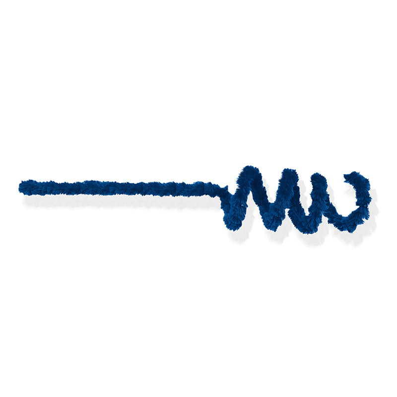 Chenille Colorido com 6MM/3M - Azul royal | Chenille