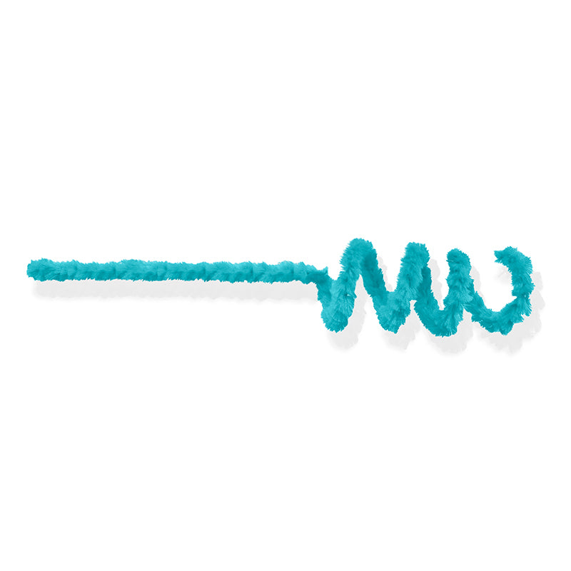 Chenille Colorido com 6MM/3M - Azul celeste | Chenille