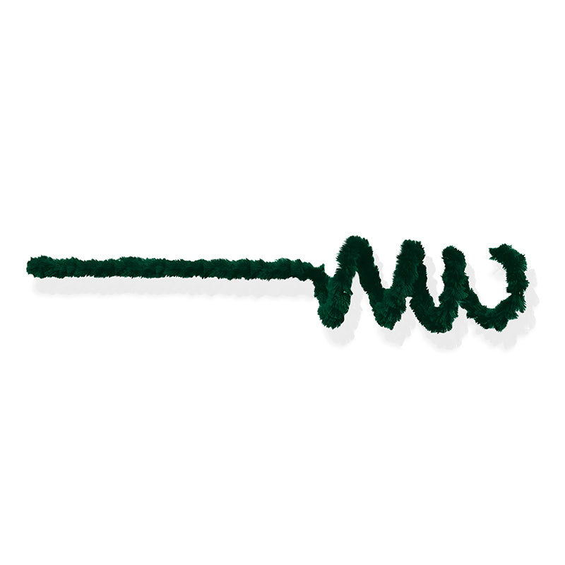 Chenille Colorido com 6MM/3M - Verde bandeira | Chenille
