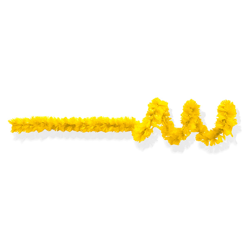 Chenille Colorido de 12MM - Amarelo | Chenille