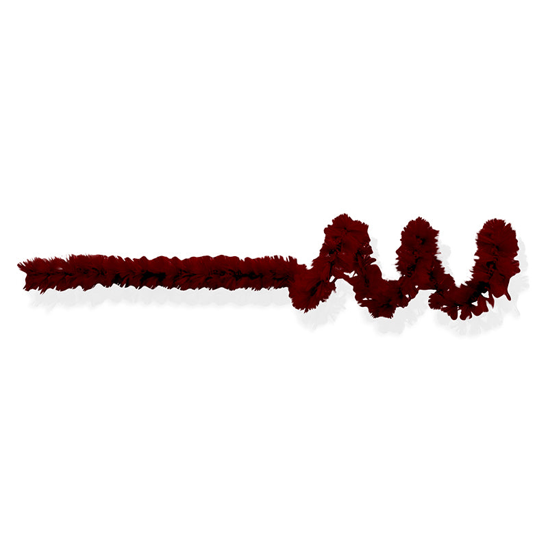 Chenille Colorido de 12MM - Bordô | Chenille