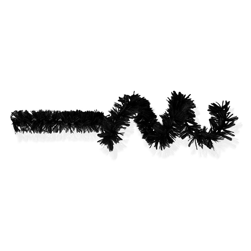Chenille Colorido 20MM - Preto | Chenille