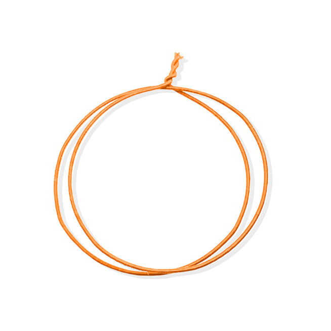 Arame Galvanizado Revestido de Poliéster Colorido com 1.2MM - Laranja | Arame Decorativo
