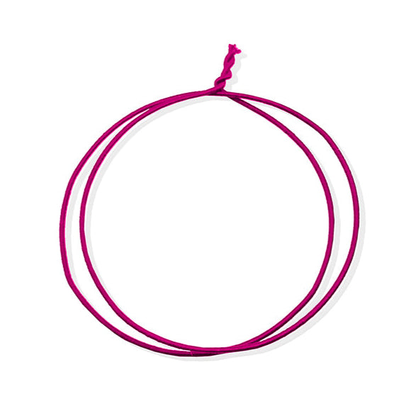 Arame Galvanizado Revestido de Poliéster Colorido com 1.2MM - Fucsia | Arame Decorativo