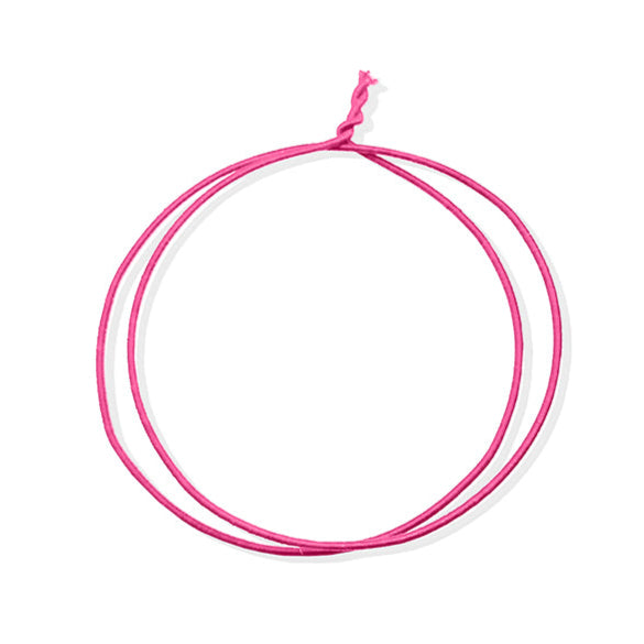 Arame Galvanizado Revestido de Poliéster Colorido com 1.2MM - Rosa Chiclete | Arame Decorativo