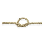 Cordão Franciscano de Juta Natural — Artesanato e Decoração Rústica - 6MM | Cordão Decorativo