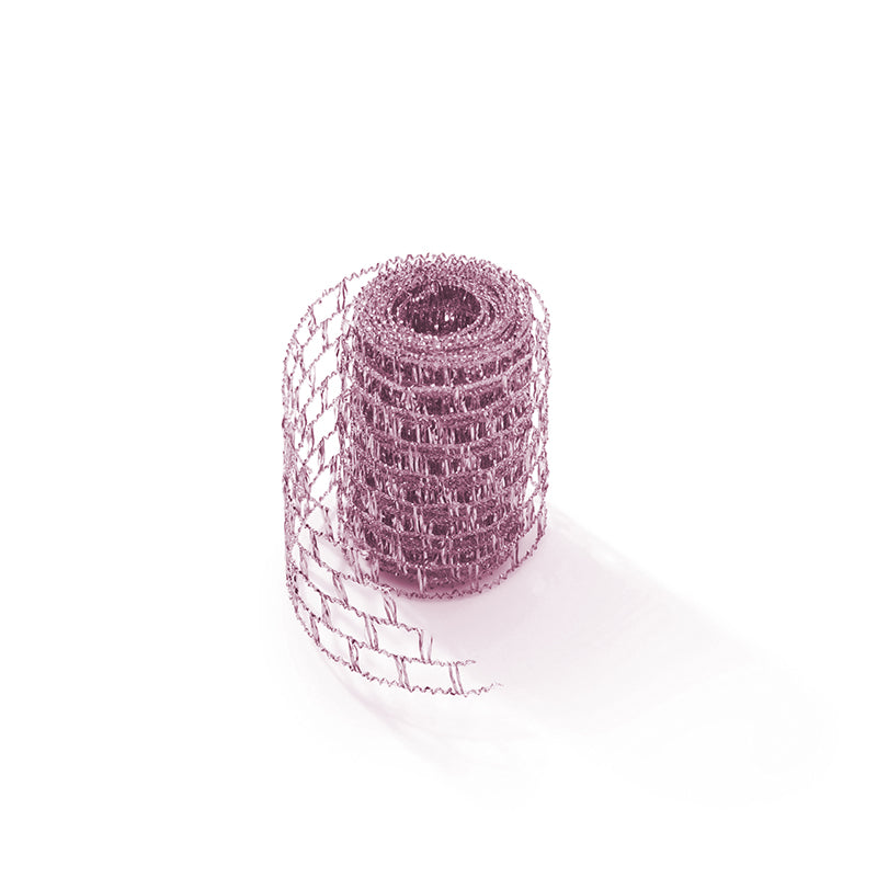 Tela Flyz Metalizada - ROSA | Tela Decorativa