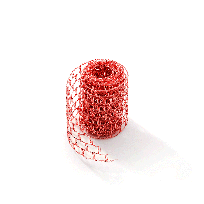 Tela Flyz Metalizada - VERMELHO | Tela Decorativa