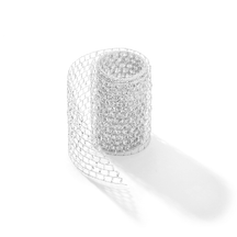 TELA ARAMADA METALIZADA BELL DE 60MM/9.15M - AA FITAS DECOR