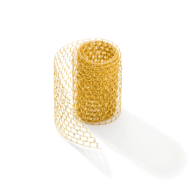 Tela Aramada Metalizada Bell de 60MM/9.15M - Ouro | Tela Decorativa