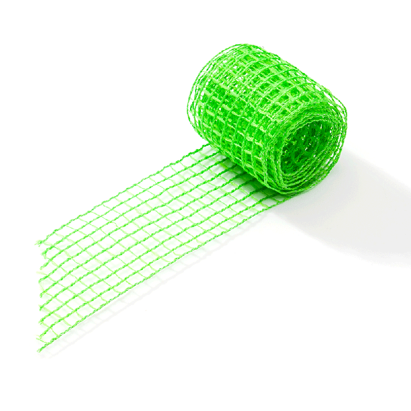 Tela Aramada de Poliéster Colorida de 40MM/9.15M - Verde Fosforescente | Tela Decorativa