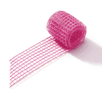 Tela Aramada de Poliéster Colorida de 40MM/9.15M - Rosa Chiclete | Tela Decorativa