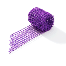 TELA ARAMADA METALIZADA  COM POLIÉSTER SUDY - AA FITAS DECOR