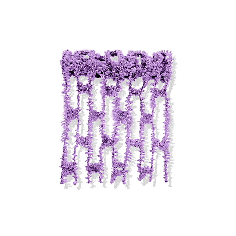 Tela Aramada de Poliéster Favo de 100MM/5M - VIOLETA | Tela Decorativa