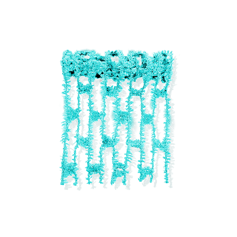 Tela Aramada de Poliéster Favo de 100MM/5M - AZUL CELESTE | Tela Decorativa