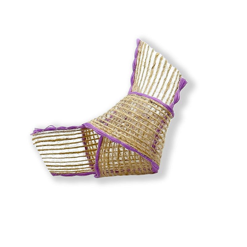 Fitas Aramadas de Juta Candy de 35MM - Violeta | Fita de Juta