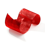 Fita Aramada Nunci 100MM Metalizada - Vermelho | Fita Aramada