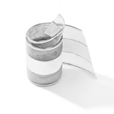 FITA ARAMADA METALIZADA COM POLIÉSTER BELA 100MM/9.15 - AA FITAS DECOR