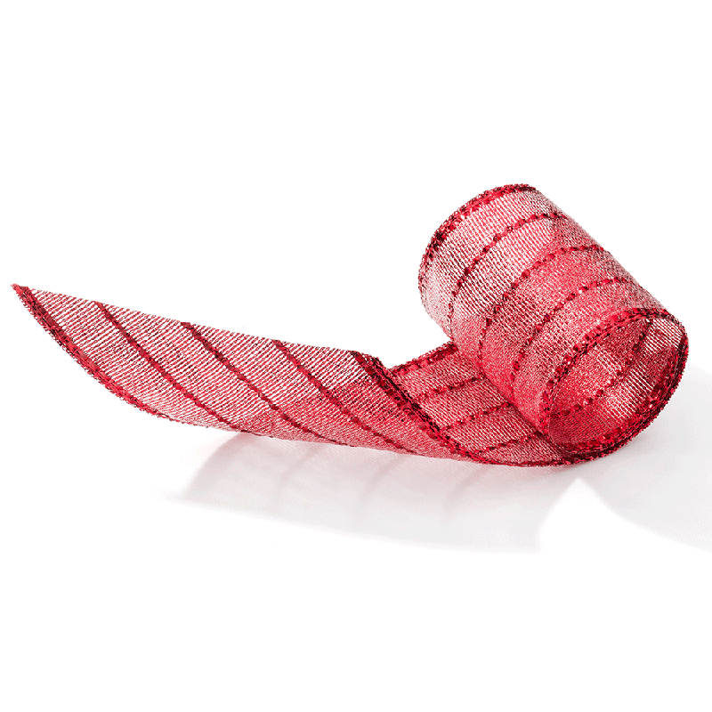 Fita Aramada Metalizada Divina - Vermelho | Fita Aramada