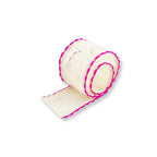 Fita Aramada de Algodão de 35MM/9.15M - Rosa Pink | Fita Aramada