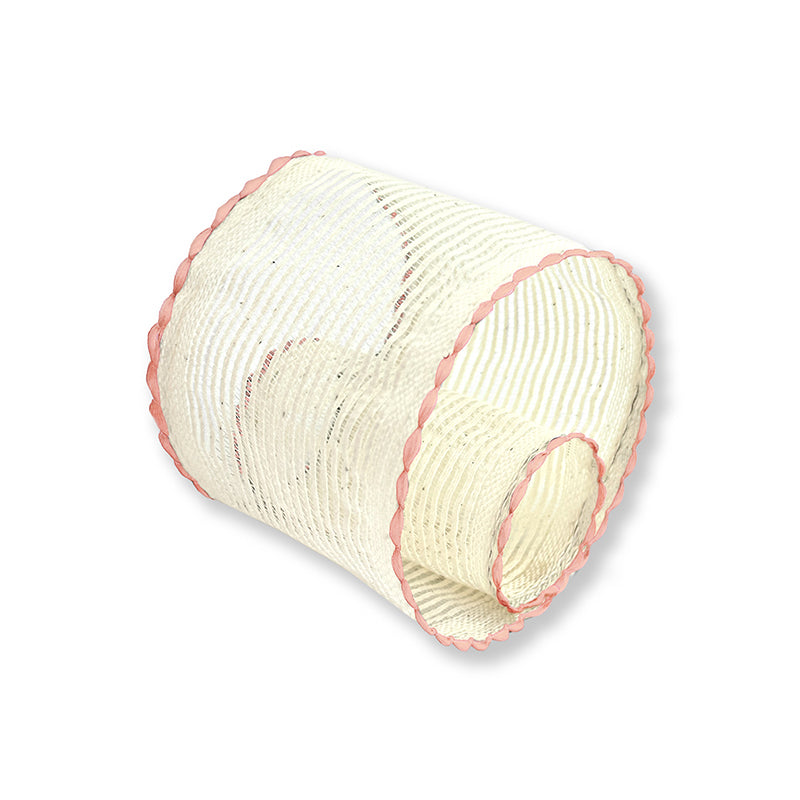 Fita Aramada de Algodão de 60MM/9.15M - Rosa Claro | Fita Aramada