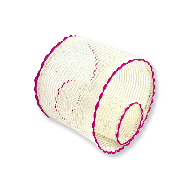 Fita Aramada de Algodão de 60MM/9.15M - Rosa Pink | Fita Aramada