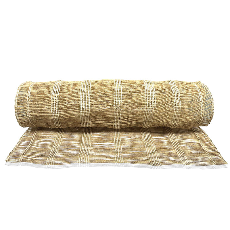 TELA DE JUTA ARAMADA CASTANHA -AA FITAS DECOR