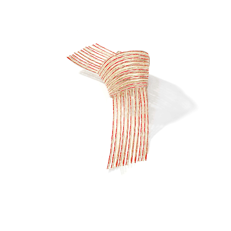 Fitas Aramadas de Juta Mistral - Vermelho | Fita de Juta