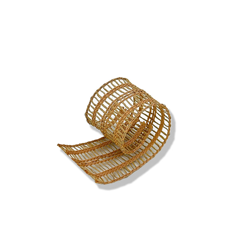 Fita de Ráfia Rustic Aramada - 35mm | FITA DE RÁFIA RUSTIC ARAMADA