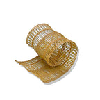 Fita de Ráfia Rustic Aramada - 60mm | FITA DE RÁFIA RUSTIC ARAMADA