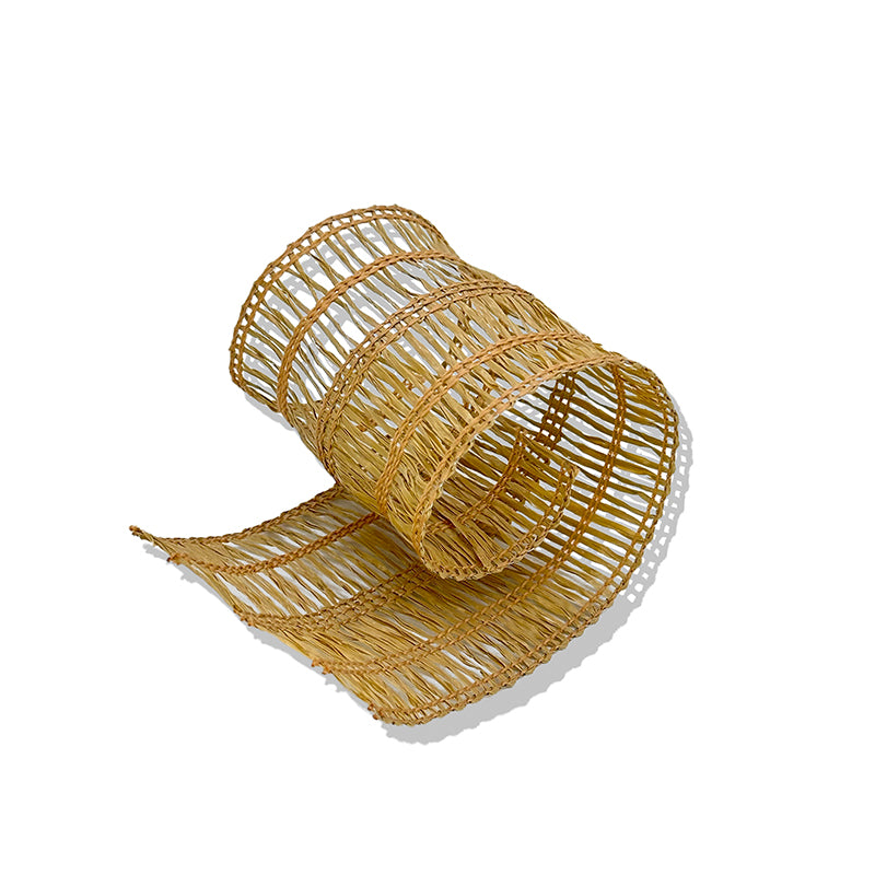 Fita de Ráfia Rustic Aramada - 60mm | FITA DE RÁFIA RUSTIC ARAMADA
