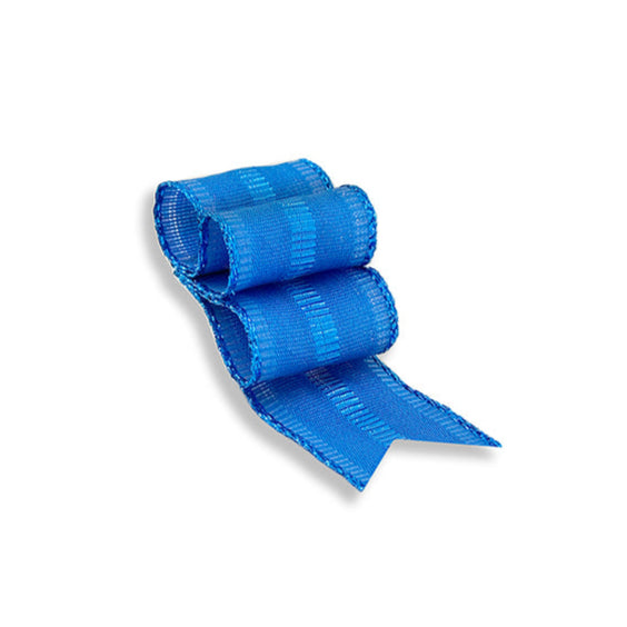 Fita Aramada Metalizada Jasmin 35mm/9,15m — Laços Brilhantes e Decoração - Azul | Fita Aramada