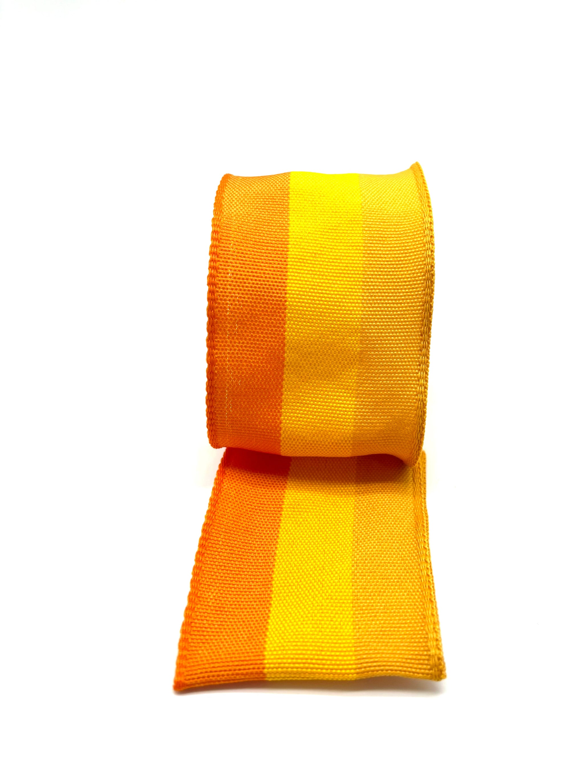 Fita de Poliéster Aramada Vibrante 60MM/9.15 - Laranja | FITA DE POLIÉSTER ARAMADA VIBRANTE 60MM/9.15