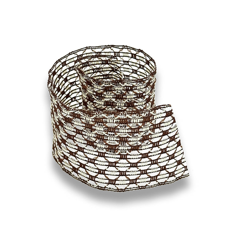 Tela Aramada Cristal de 60MM/9.15M - Chocolate | Tela Decorativa