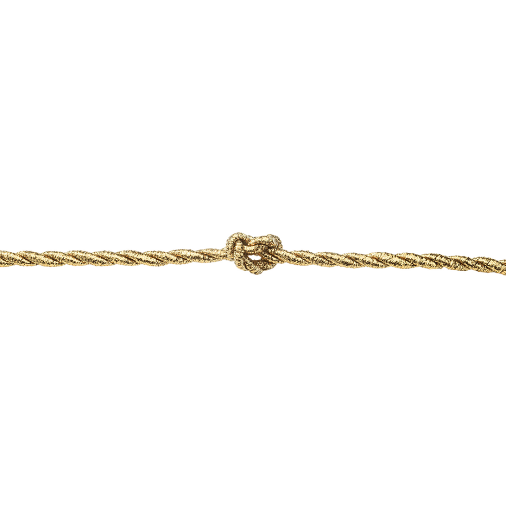 Cordão Franciscano Metalizado Mour 3mm/10m — Decoração e Artesanato - Gold | Cordão Decorativo
