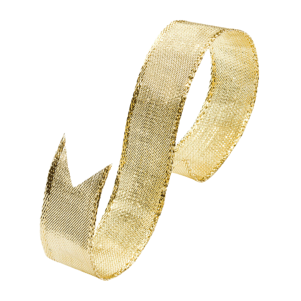Fita Aramada Margarida Metalizada 21MM - Gold | Fita Aramada