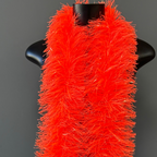 Estola Boá de Plumas 150mm/1,83m — Fantasia, Carnaval e Decoração - Laranja | ESTOLA BOÁ