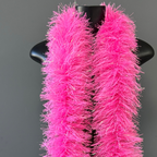 Estola Boá de Plumas 150mm/1,83m — Fantasia, Carnaval e Decoração - Rosa Blush | ESTOLA BOÁ