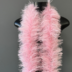 Estola Boá de Plumas 150mm/1,83m — Fantasia, Carnaval e Decoração - Rosa Claro | ESTOLA BOÁ