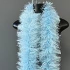 Estola Boá de Plumas 150mm/1,83m — Fantasia, Carnaval e Decoração - Azul Celeste | ESTOLA BOÁ