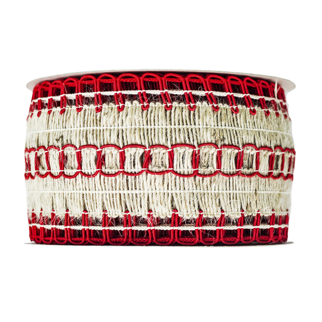 Fita de Juta Botera - Vermelho | Fita de Juta