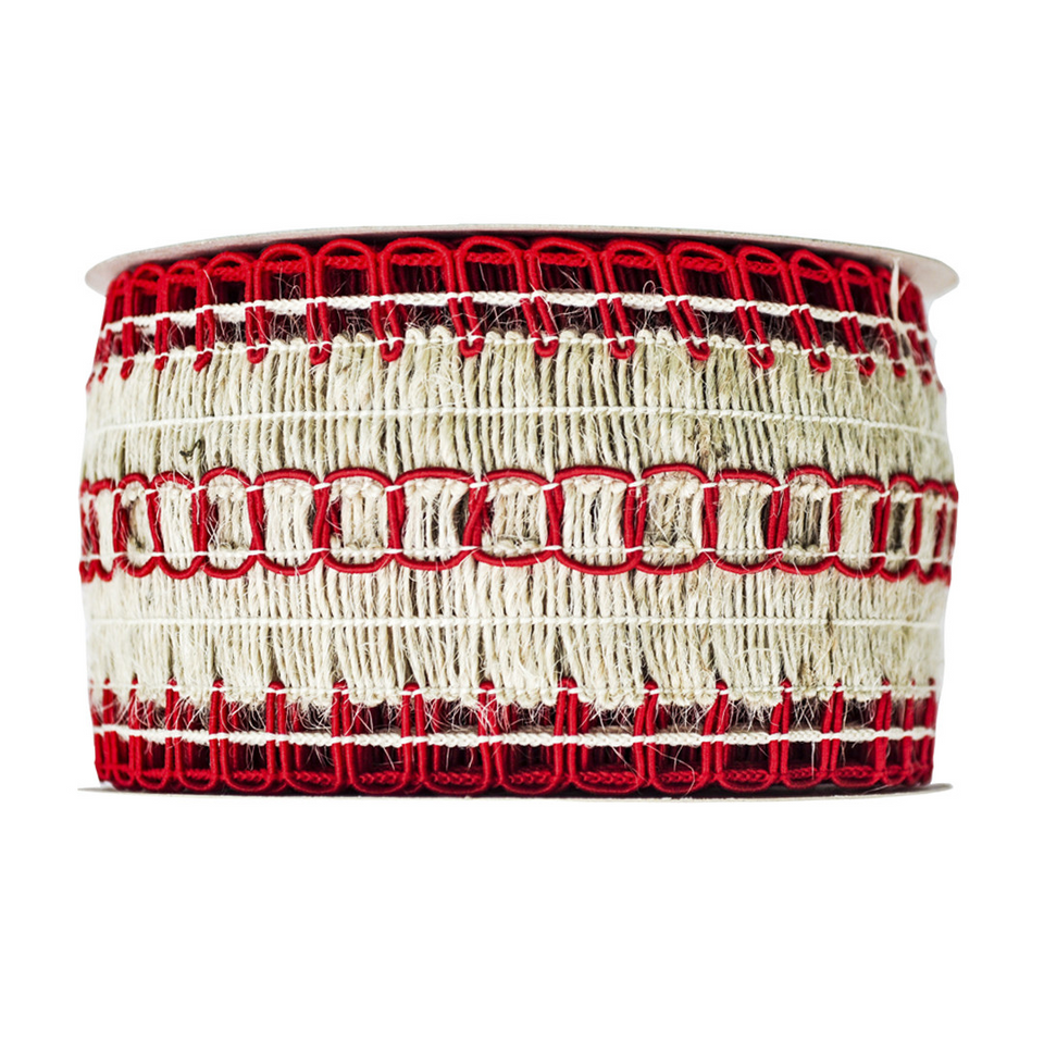 Fita de Juta Botera - Vermelho | Fita de Juta