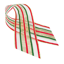 FITA ARAMADA LISTRAS  NATAL- AA FITAS DECOR