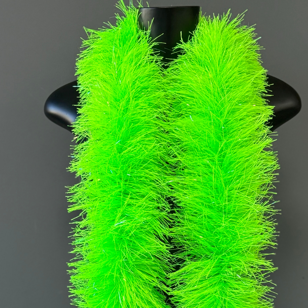 Estola Boá de Plumas 150mm/1,83m — Fantasia, Carnaval e Decoração - Verde | ESTOLA BOÁ