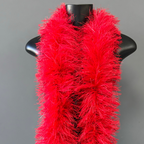 Estola Boá de Plumas 150mm/1,83m — Fantasia, Carnaval e Decoração - Vermelho | ESTOLA BOÁ