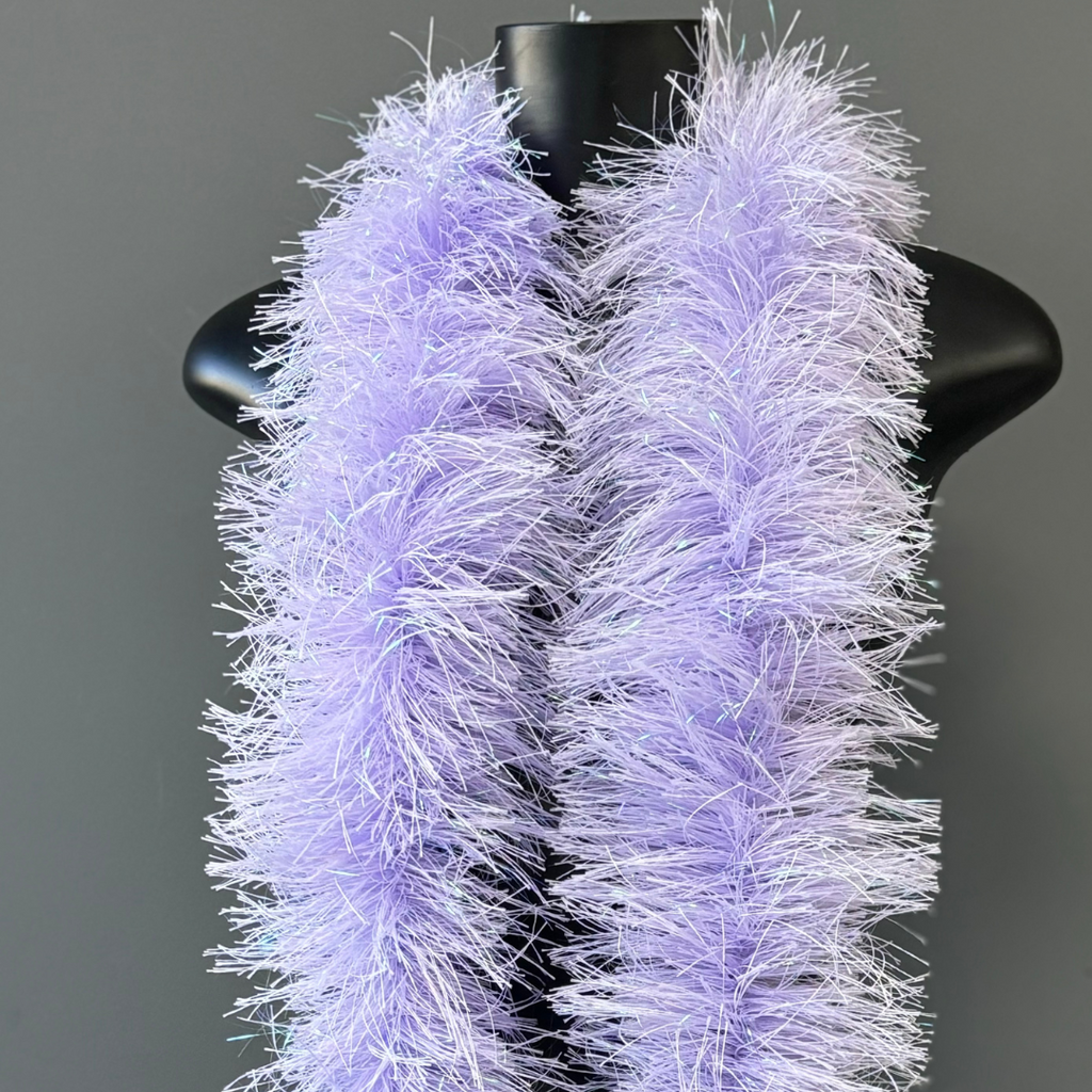 Estola Boá de Plumas 150mm/1,83m — Fantasia, Carnaval e Decoração - Violeta | ESTOLA BOÁ